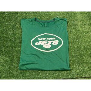 Nike New York Jets shirt mens XXL green dri fit adult nfl football L